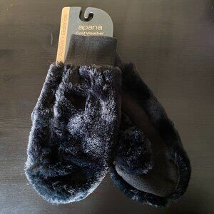 Apana Cold Weather Faux Fur Mittens
